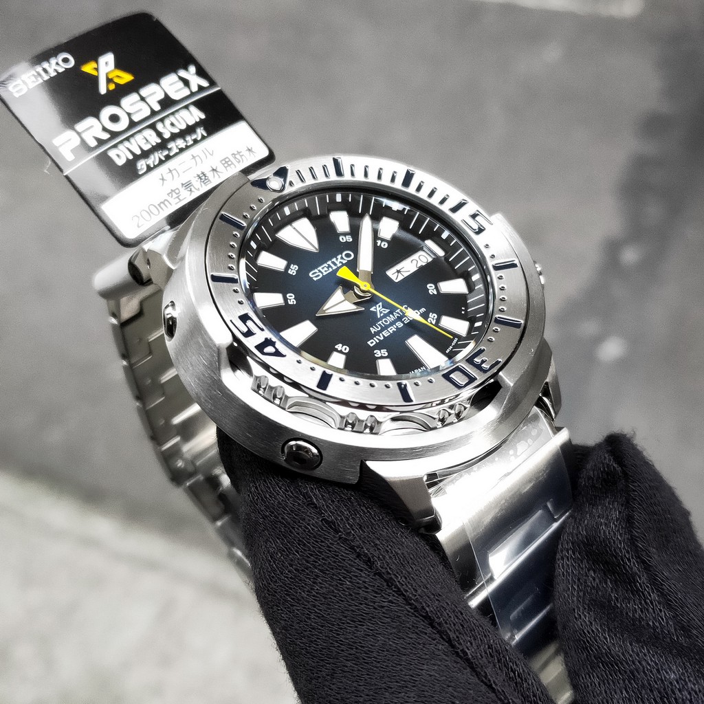 現貨通路限定SEIKO SBDY055 精工錶手錶機械錶47mm 鮪魚罐頭潛水錶漸層藍面盤男錶| 蝦皮購物