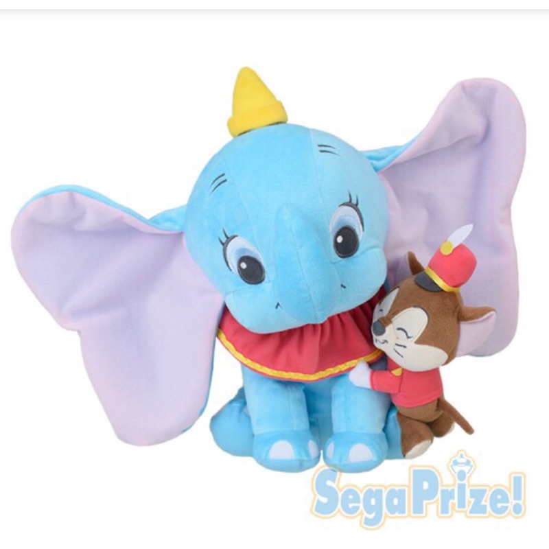 日本景品 小飛象擁抱老鼠 小飛象 迪士尼 老鼠 娃娃 布偶 日本限定景品