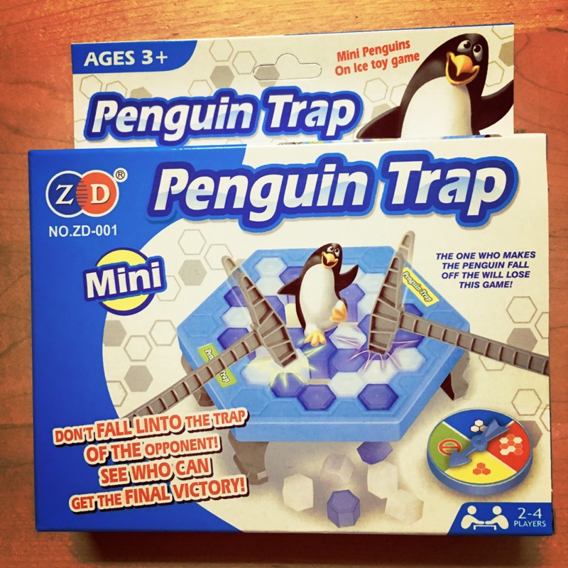 迷你版  企鵝敲冰塊  企鵝敲冰磚 桌遊 熱賣 親子遊戲