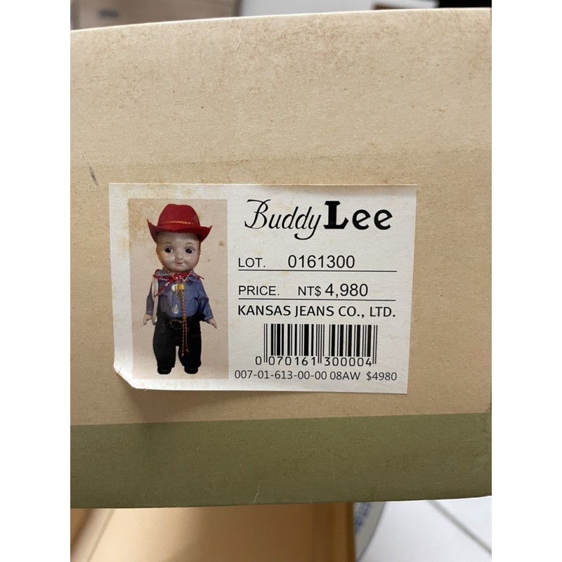 Buddy LEE公仔 2008年LEE娃娃 絕版限量收藏