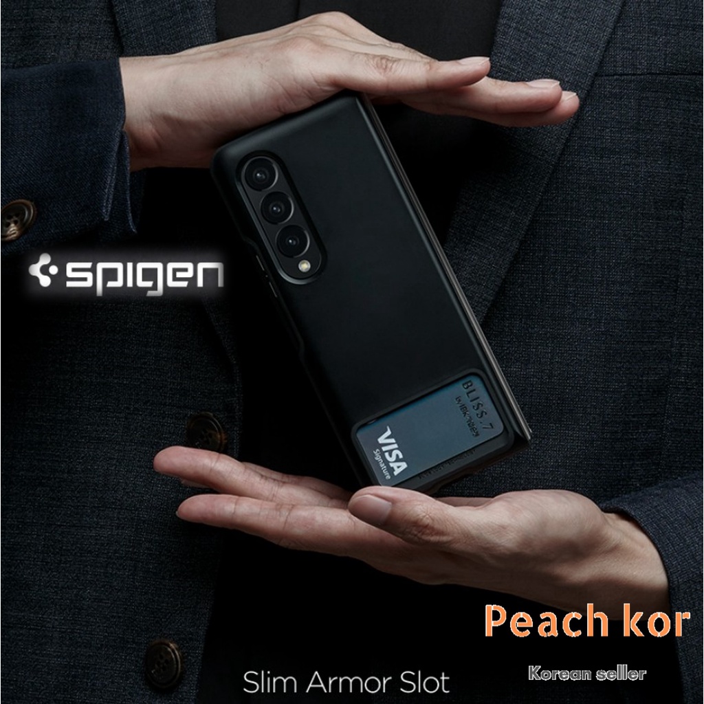 Image of [SPIGEN] 三星 Galaxy Z Fold 4 手機殼 Slim Armor Slot , 超薄防彈卡插槽外殼 #0