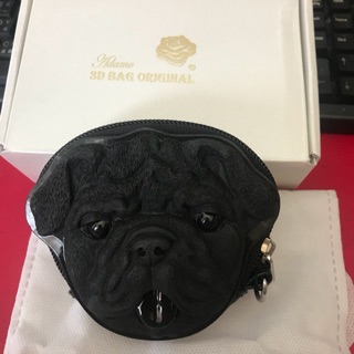 全新 3D Bag Original 鬥牛犬 小狗 零錢包