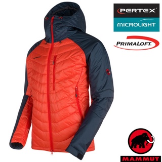 【MAMMUT 長毛象】男款連帽防風保暖外套 Rime Pro IN Hooded .夾克大衣/ 辛辣紅 21880