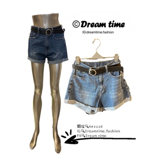 【Dream time】臺灣出貨 率性反折顯瘦牛仔短褲 大尺碼短褲 女裝 牛仔褲 短褲 休閒短褲