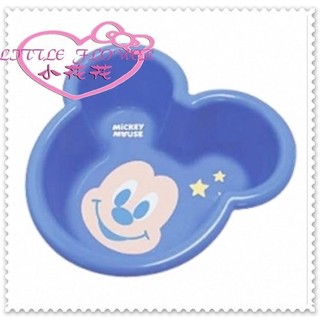 ♥小花花日本精品♥Hello Kitty 日本製 米奇 兒童用小臉盆 水瓢 置物盒 藍色臉頭 34064306