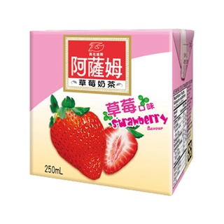 匯竑阿薩姆 草莓奶茶[箱購] 250ml x 24【家樂福】