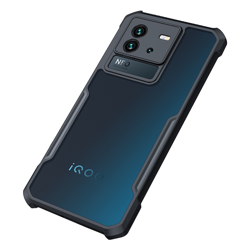XUNDD 讯迪 Vivo iQOO Neo6 手機殼iQOO Neo 6 簡約外殼防指紋透明後蓋氣囊防震保護殼