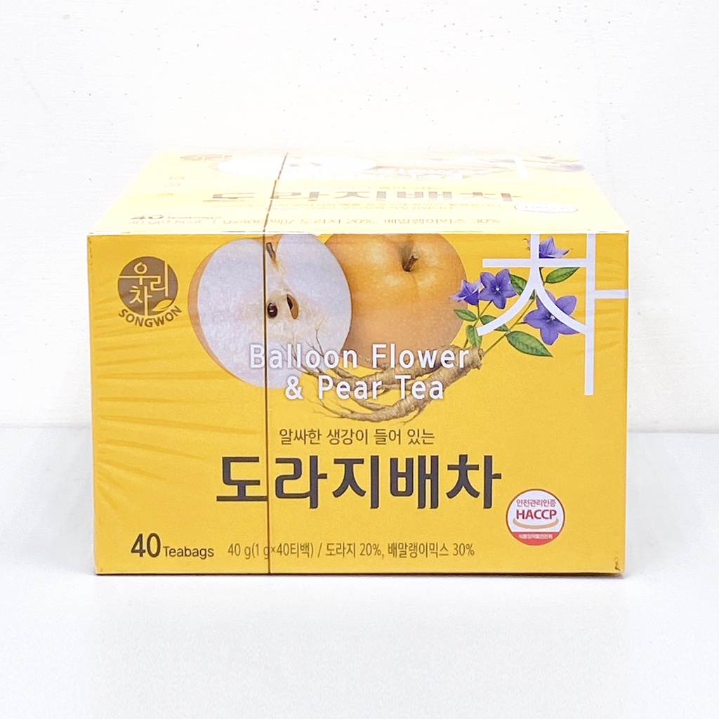 【首爾先生mrseoul】韓國 SONGWON 桔梗水梨茶 40g/40入/盒