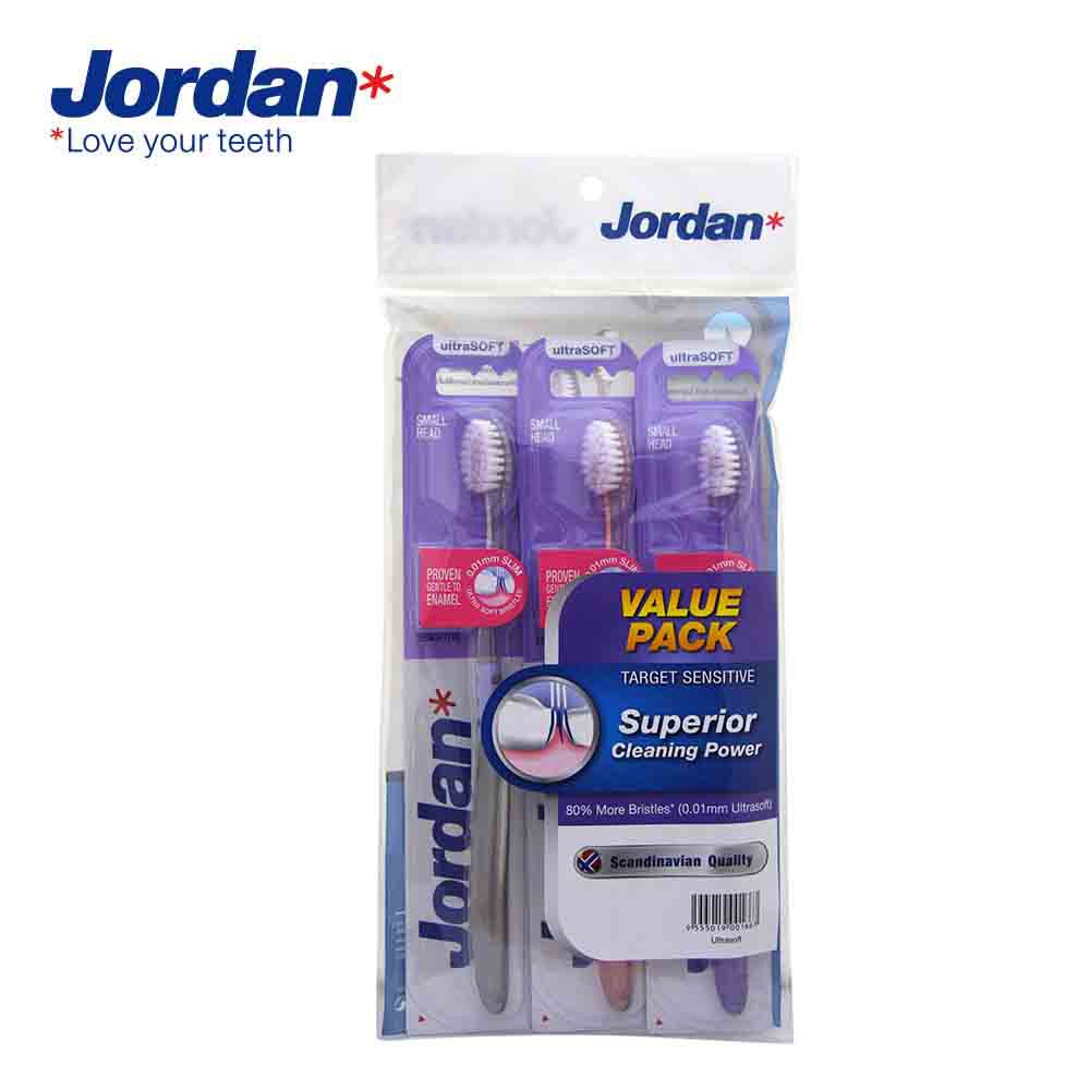 Jordan 超纖細敏感型牙刷促銷包(超軟毛)3入