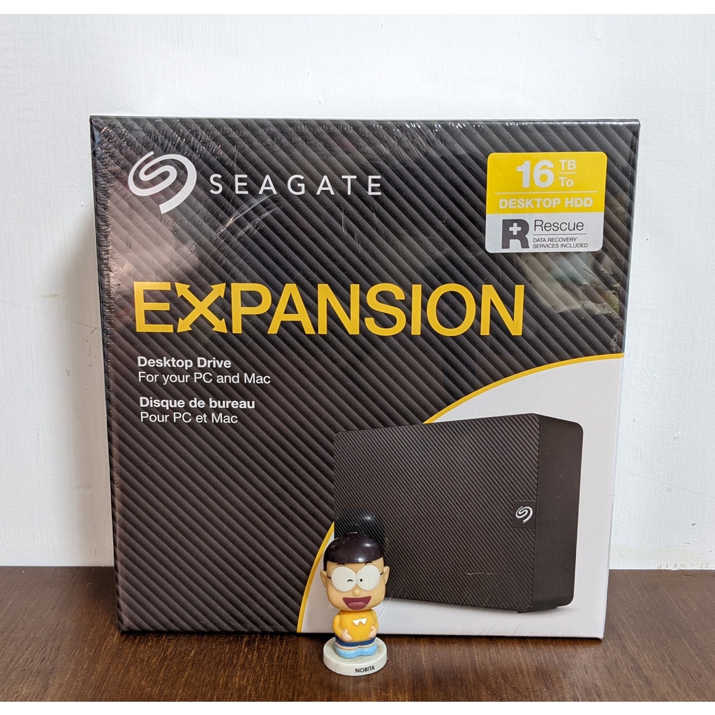 Seagate 希捷 新黑鑽 Expansion 16TB 3.5吋外接硬碟 可刷卡分期 全新未拆 建達三年保 到府收送