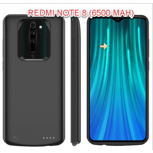 小米紅米 Note 8 電池盒 6500 毫安容量