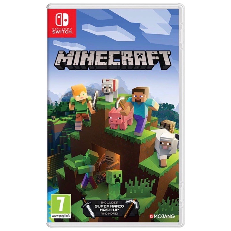 現貨任天堂switch Ns 我的世界創世神麥塊minecraft 歐版含繁體中文全新未拆封 蝦皮購物