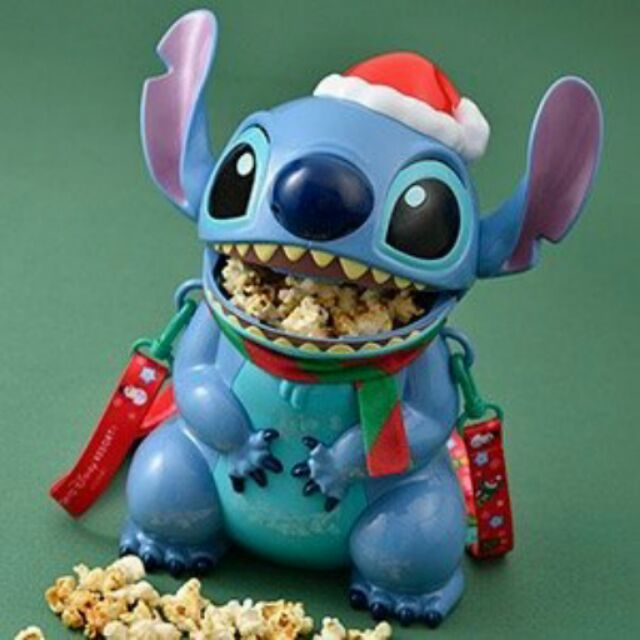 disney stich 迪士尼 聖誕史迪奇 爆米花桶