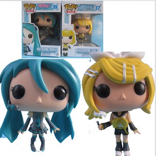 FUNKO POP公仔 初音未來 鏡音雙子 模型盒裝 手辦人偶