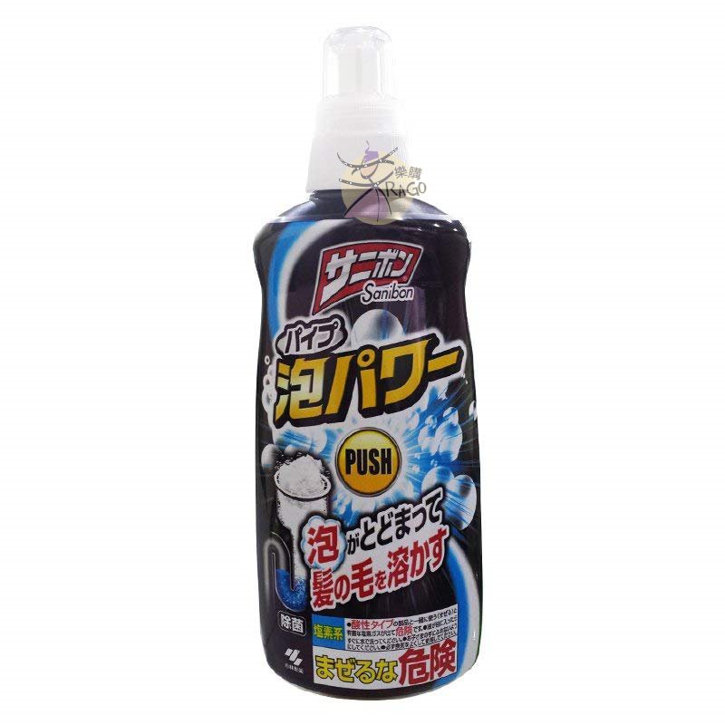小林製藥 排水孔洗淨泡沫清潔劑 400ml 【樂購RAGO】 日本進口
