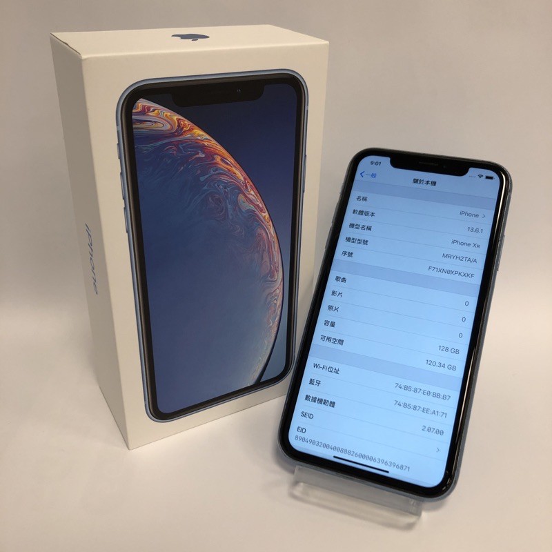 天興 蘋果apple Iphone Xr 105 128gb 藍色iphonexr 128g 藍中古二手 蝦皮購物