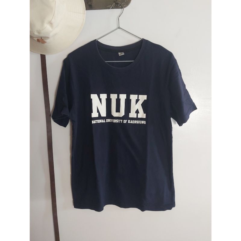 高雄大學NUK深藍色紀念短袖棉T