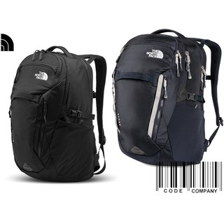 =CodE= THE NORTH FACE SURGE BACKPACK 機能後背包(黑.藍) NF0A3ETV 筆電