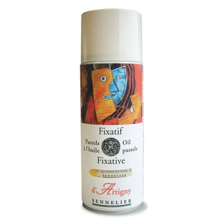 法國SENNELIER 申內利爾Oil Pastel fixative 油性粉彩保護噴膠 400ml