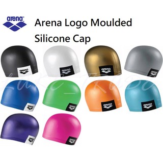 Arena Logo Moulded Silicone Cap 高品質 競速 男女 通用 訓練 泳帽 矽膠泳帽 護耳
