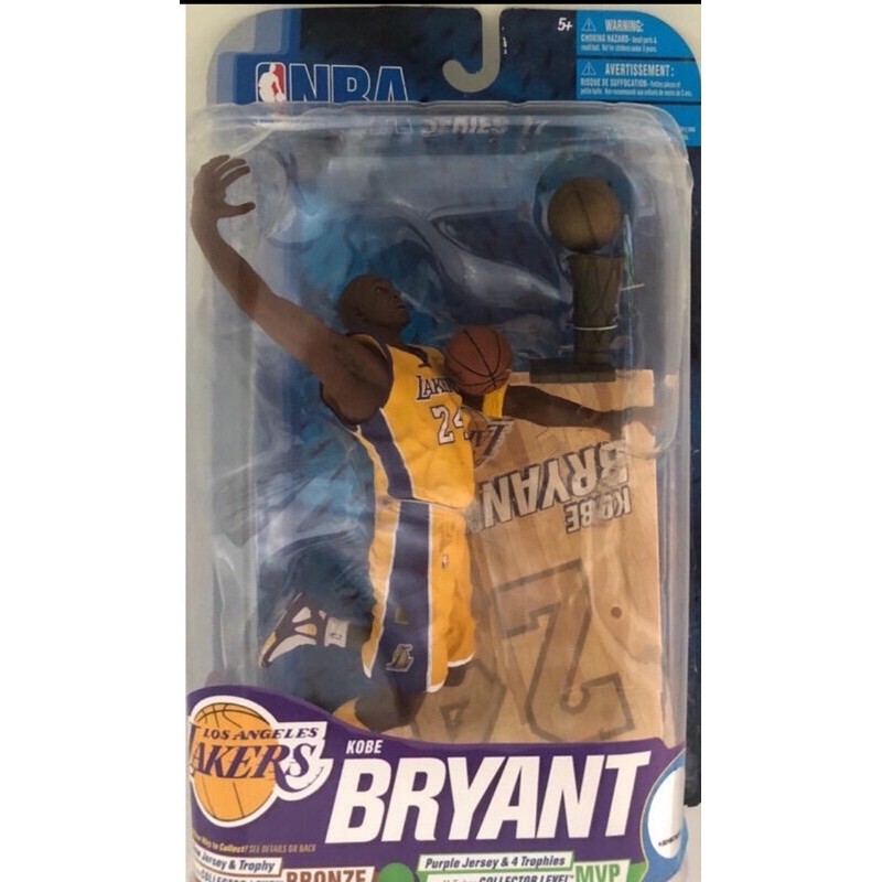 美版McFARLANE 麥法蘭 NBA 17 代KOBE BRYANT 柯比 布萊恩 MVP 老貨典藏出清倉稀有特價促銷