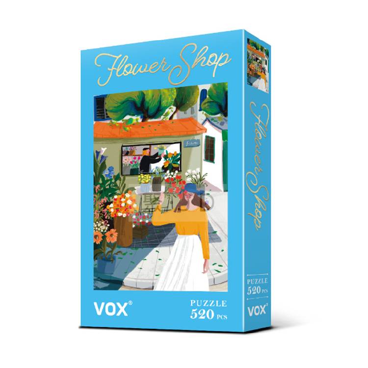 VOX福思 街角花店 520片拼圖 插畫藝術 VE520-4【小瓶子的雜貨小舖】