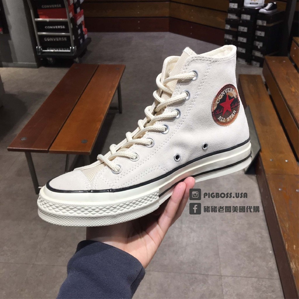 正品代購.CONVERSE CHUCK TAYLOR 70S 白麂 