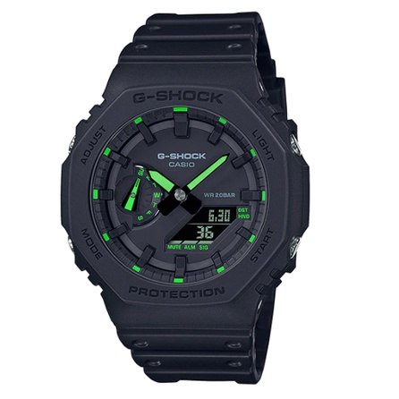 【天龜】CASIO G-SHOCK 簡約獨特 八角型錶殼 GA-2100-1A3