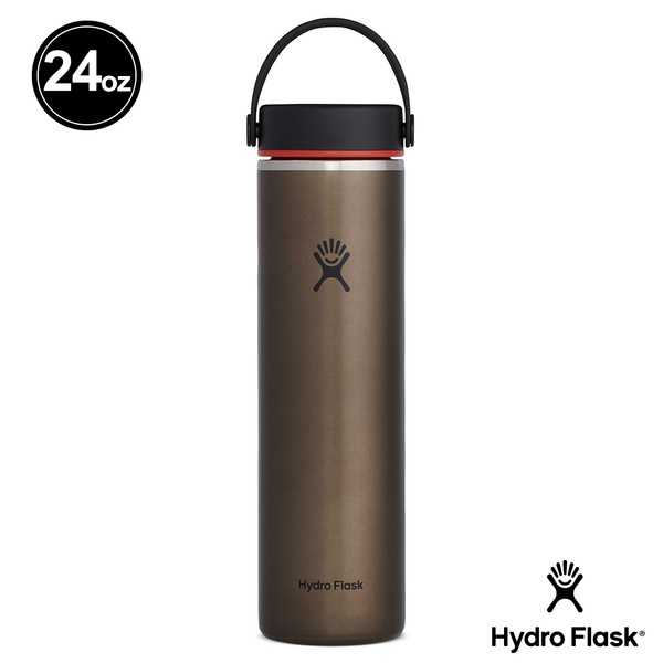 Hydro Flask-寬口 24oz輕量真空保溫鋼瓶 710ml 曜石黑