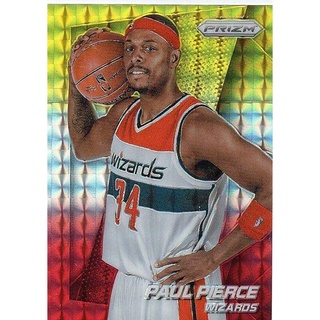 NBA 球員卡 Paul Pierce 2014-15 Prizm Prizms Yellow Red Mosaic亮面