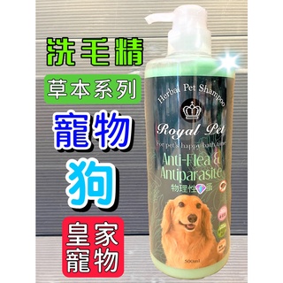 🌼寵物巿集🌼皇家寵物 草本➤防護專家 500ml/瓶➤狗 犬 洗毛精 矽藻土 清爽無負擔(蚤) Royal Pet