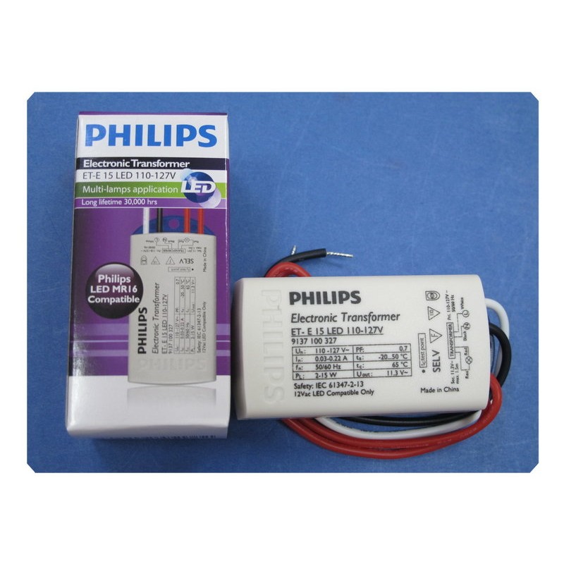 PHILIPS 飛利浦 MR16 LED 專用投射燈 AC 變壓器 110V &amp; 220V