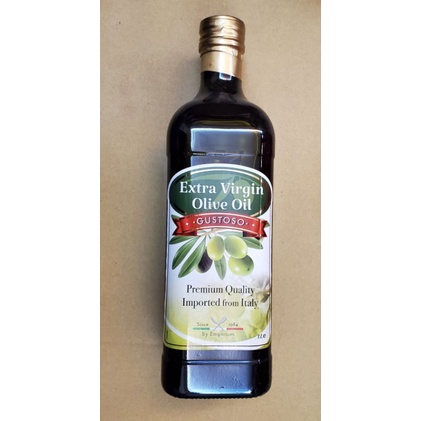 【義大利】玩饗滋味 GUSTOSO 特級冷壓初榨橄欖油 EXTRA VIRGIN OLIVE OIL 1L