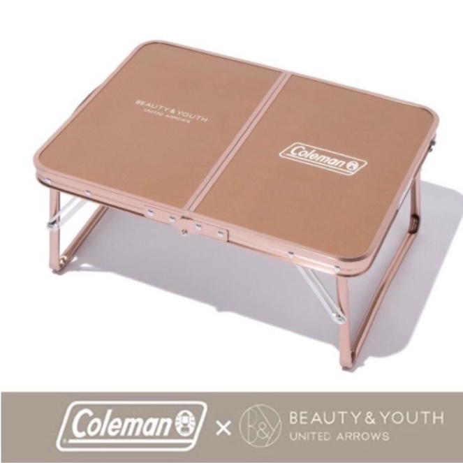 （日本預購）購美國 BEAUTY＆YOUTH x COLEMAN MINI TABLE PLUS摺疊迷你露營桌戶外野營桌