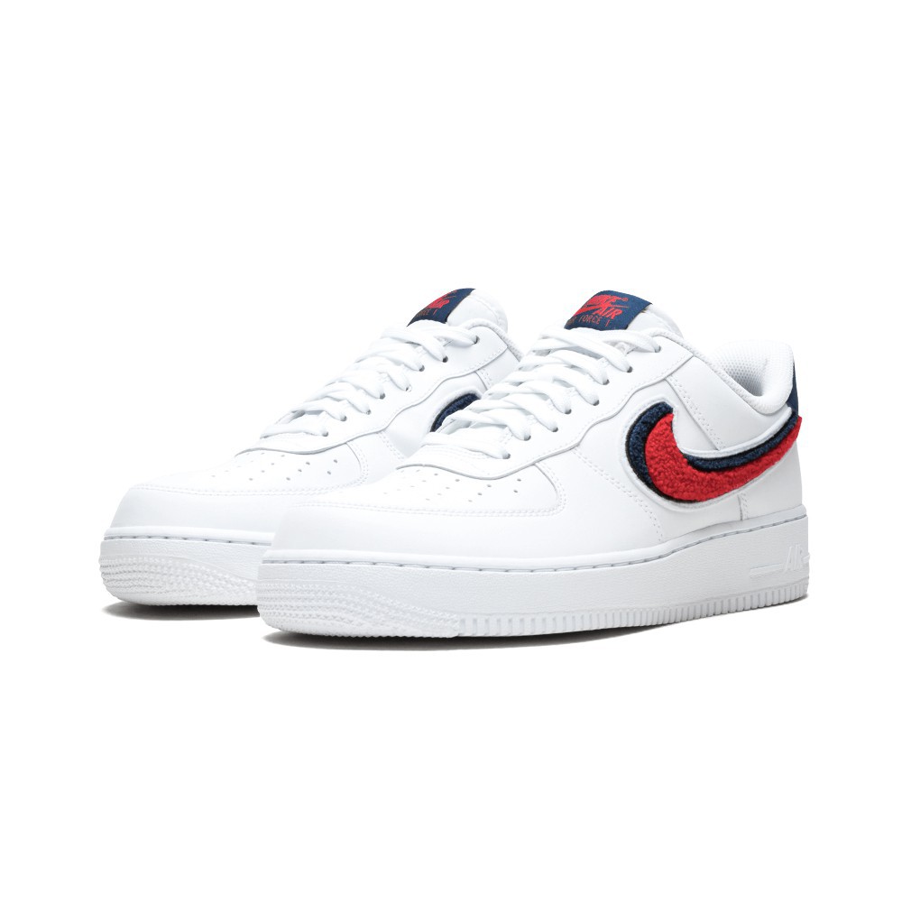 air force 1 low lv8 red white blue