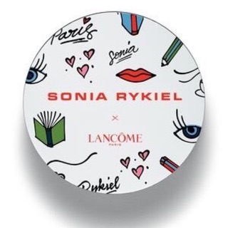 Sonia Rykiel ＊Lancôme 限量-激光煥白氣墊粉餅粉盒-彩色塗鴉版