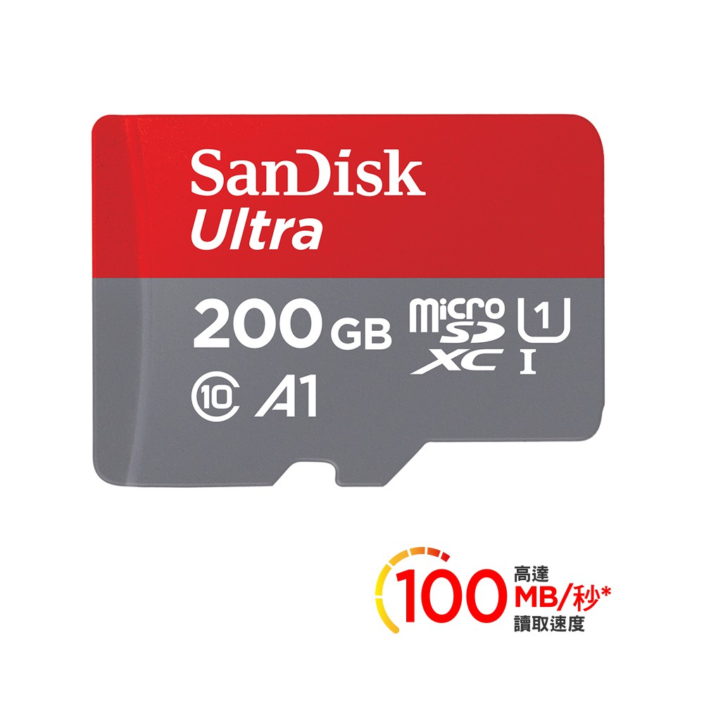 SanDisk Ultra microSDXC UHS-I A1 記憶卡 200G 增你強公司貨 小卡