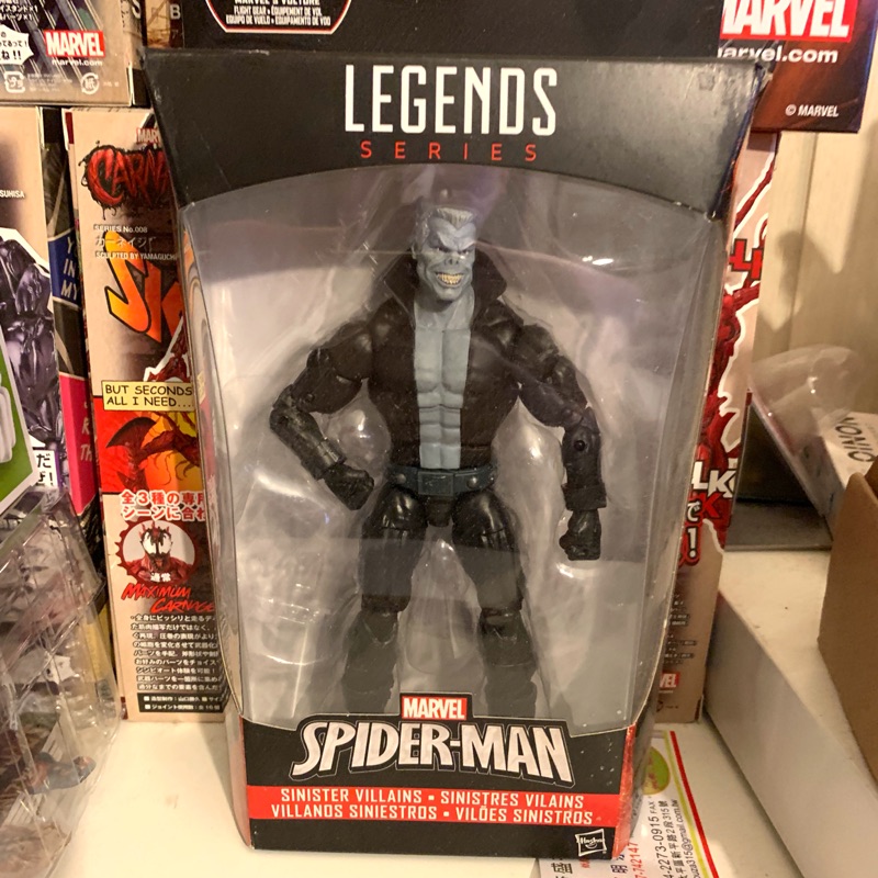 Marvel legends 6吋 墓碑 僅取出Baf 本體全新未拆 蜘蛛人 返校日 孩之寶