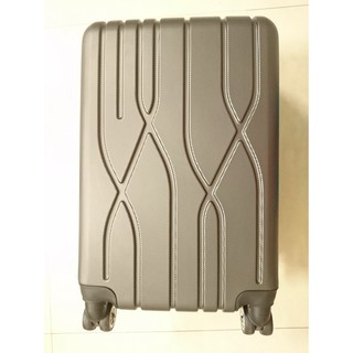 旅行箱、登機箱、行李箱-黑灰色01 (20吋)--360度萬向輪 硬殼行李箱
