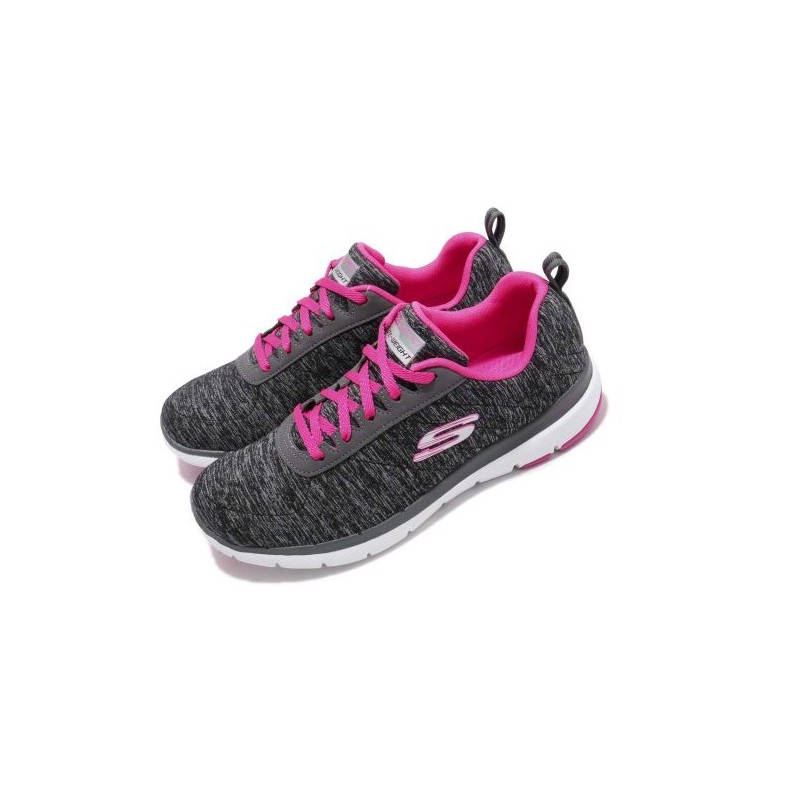 SKECHERS系列-女款寬楦慢跑鞋-NO.13067WBKHP