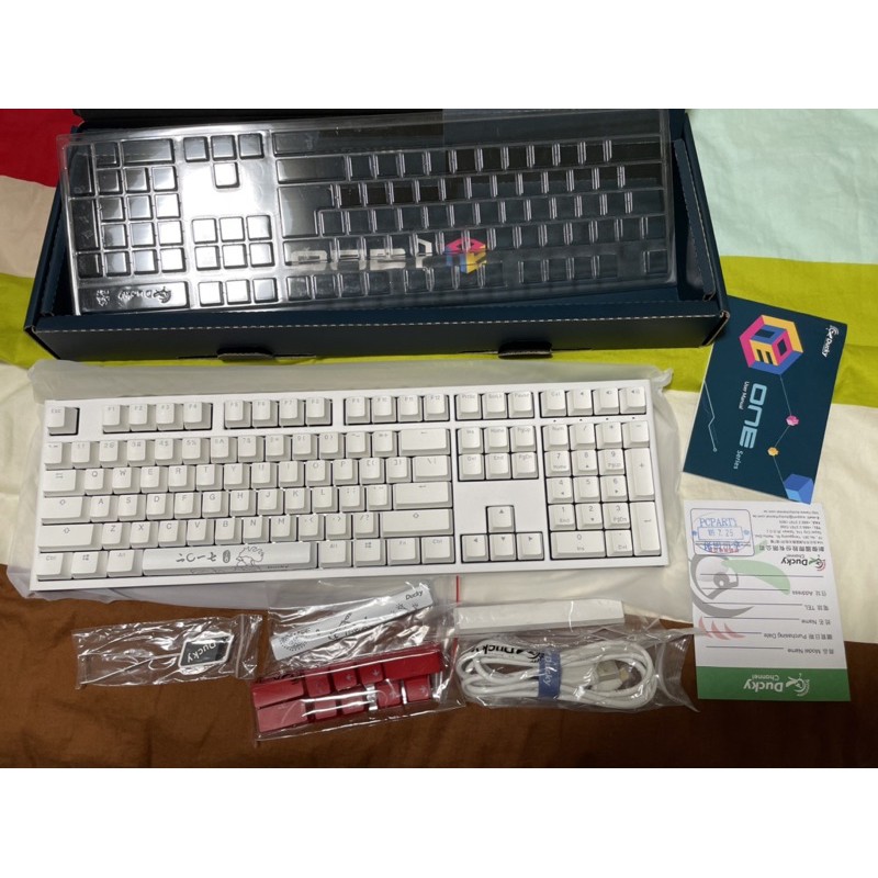（含運）Ducky One 2 PBT White 108鍵 青軸 英文 機械式鍵盤 DKON1808S