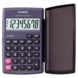 【CASIO】LC-401LV-BK 8位數 摺疊設計 國家考試專用計算機(直立式)-黑正版宏崑公司貨
