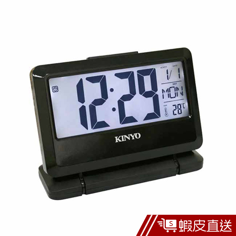 KINYO 多功能LCD電子鐘/鬧鐘/時鐘 TD-391(大字幕)  現貨 蝦皮直送