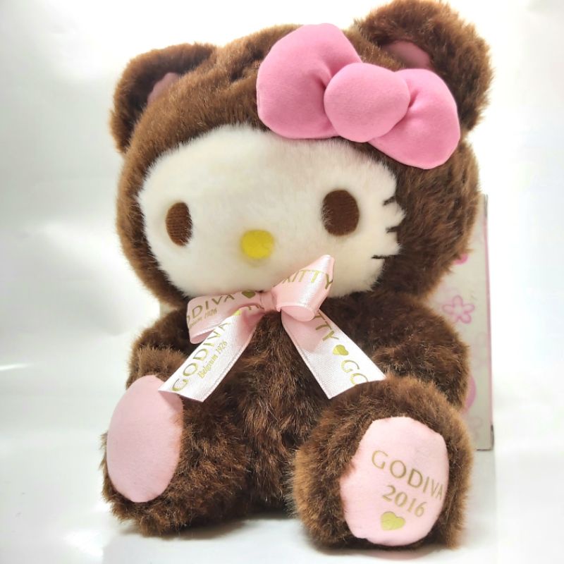 2016年GODIVA HELLO KITTY娃娃約18.5cm 無盒 娃娃全新 高標勿入