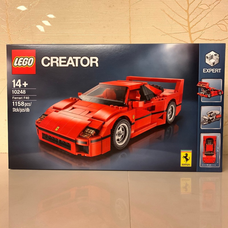 【LETO小舖】樂高 LEGO 10248 Ferrarri F40 法拉利 全新未拆 現貨