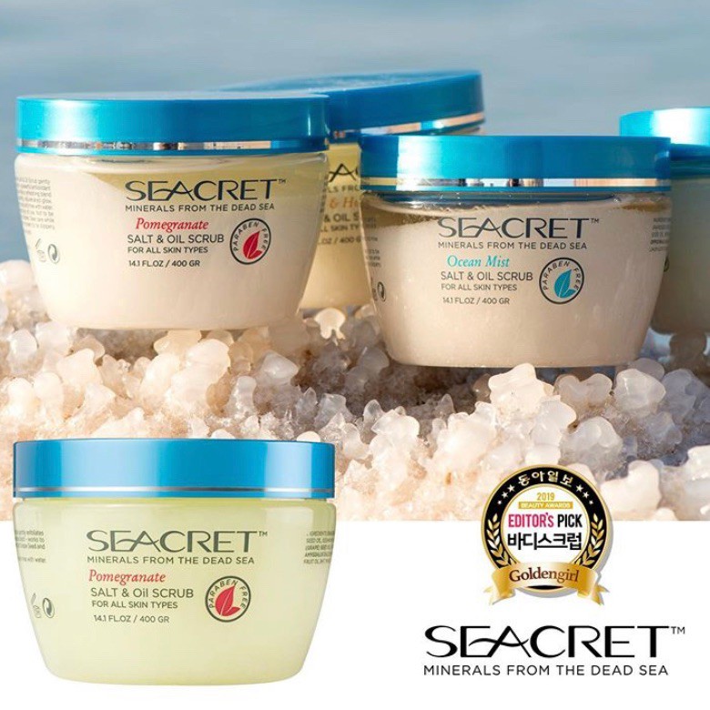 全新秘之海礦物去角質鹽油牛奶蜂蜜400g 蝦皮購物