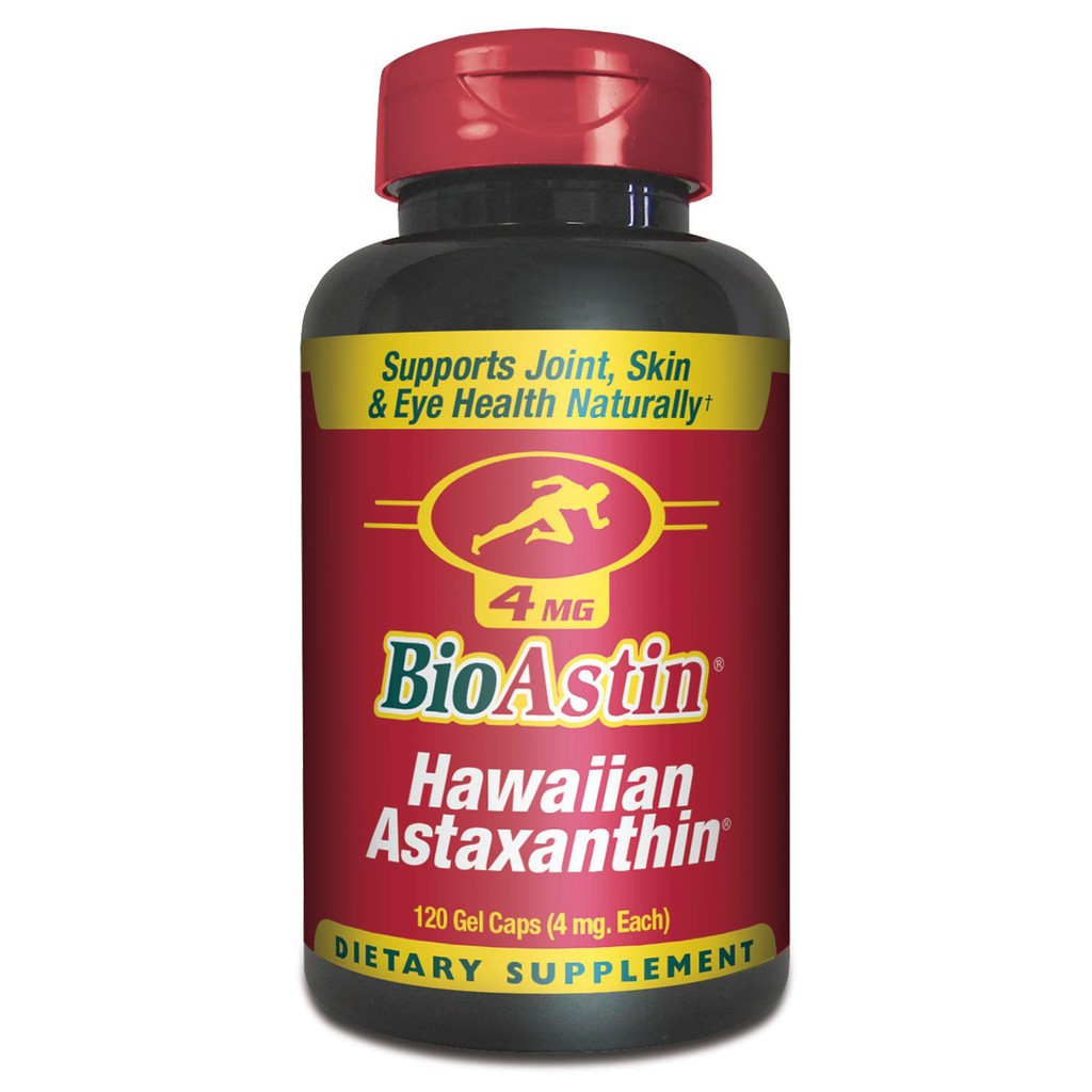 免運費 BioAstin 蝦紅素第一品牌 astaxanthin 夏威夷天然蝦紅素/蝦青素 4mg 120粒