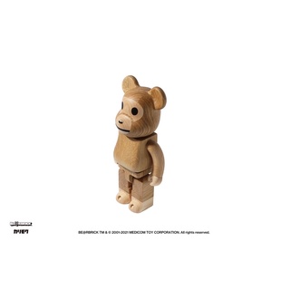 現貨 【 BAPE X KARIMOKU 】BABY MILO BE@RBRICK 400% 木頭熊