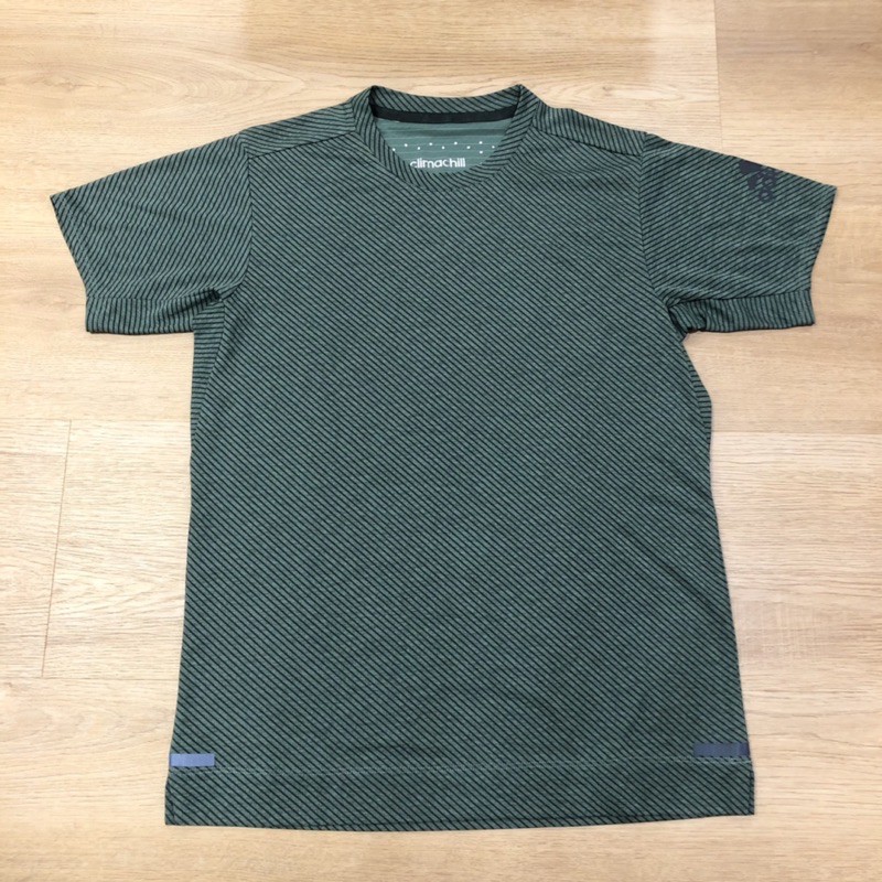 [二手] ADIDAS 排汗衣 男款 淺軍綠