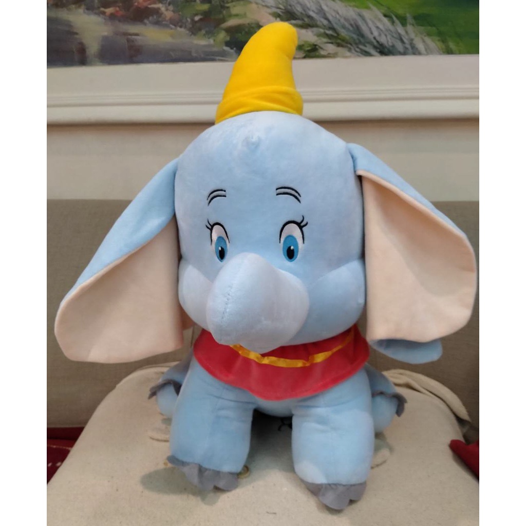 【現貨】 60cm 巨無霸 小飛象 Dumbo 迪士尼 呆寶 猛瑪象維尼熊小豬跳跳虎屹耳長毛象 娃娃 玩偶 小飛象娃娃